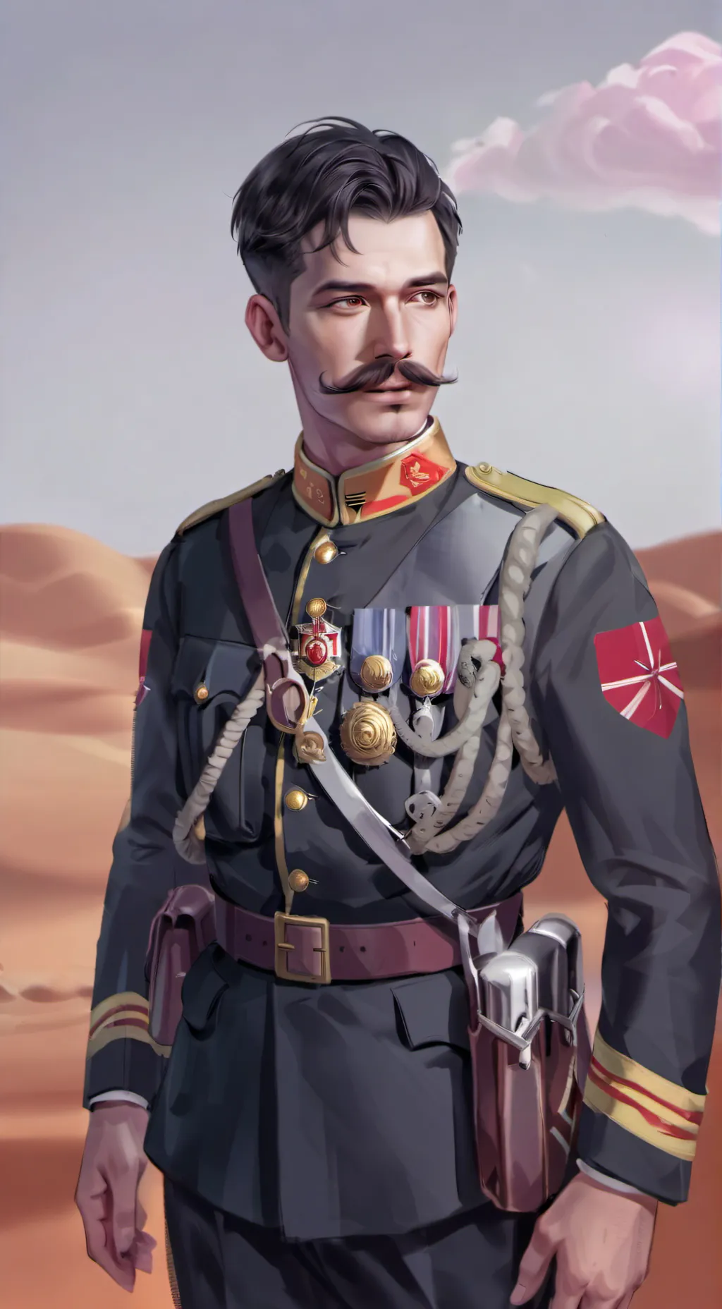 ai character: Brian Robertson  background