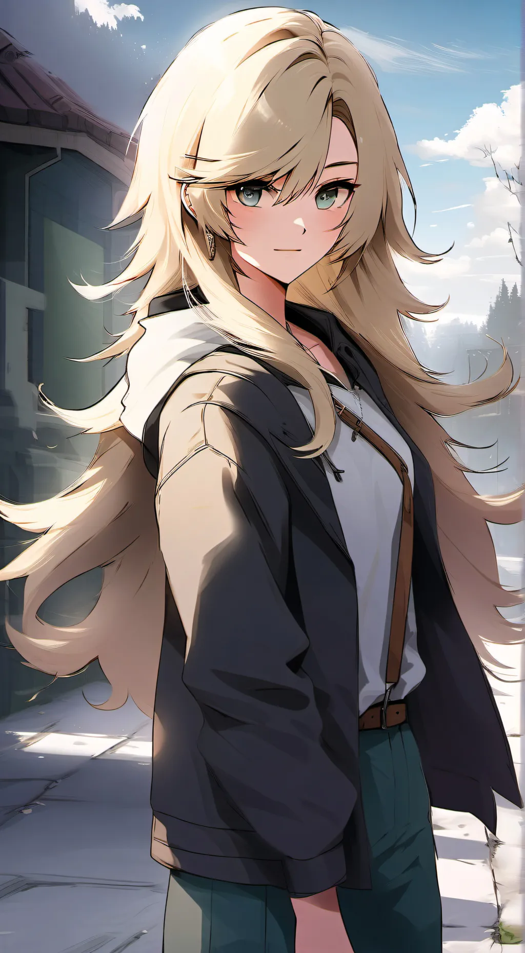 ai character: Cam background