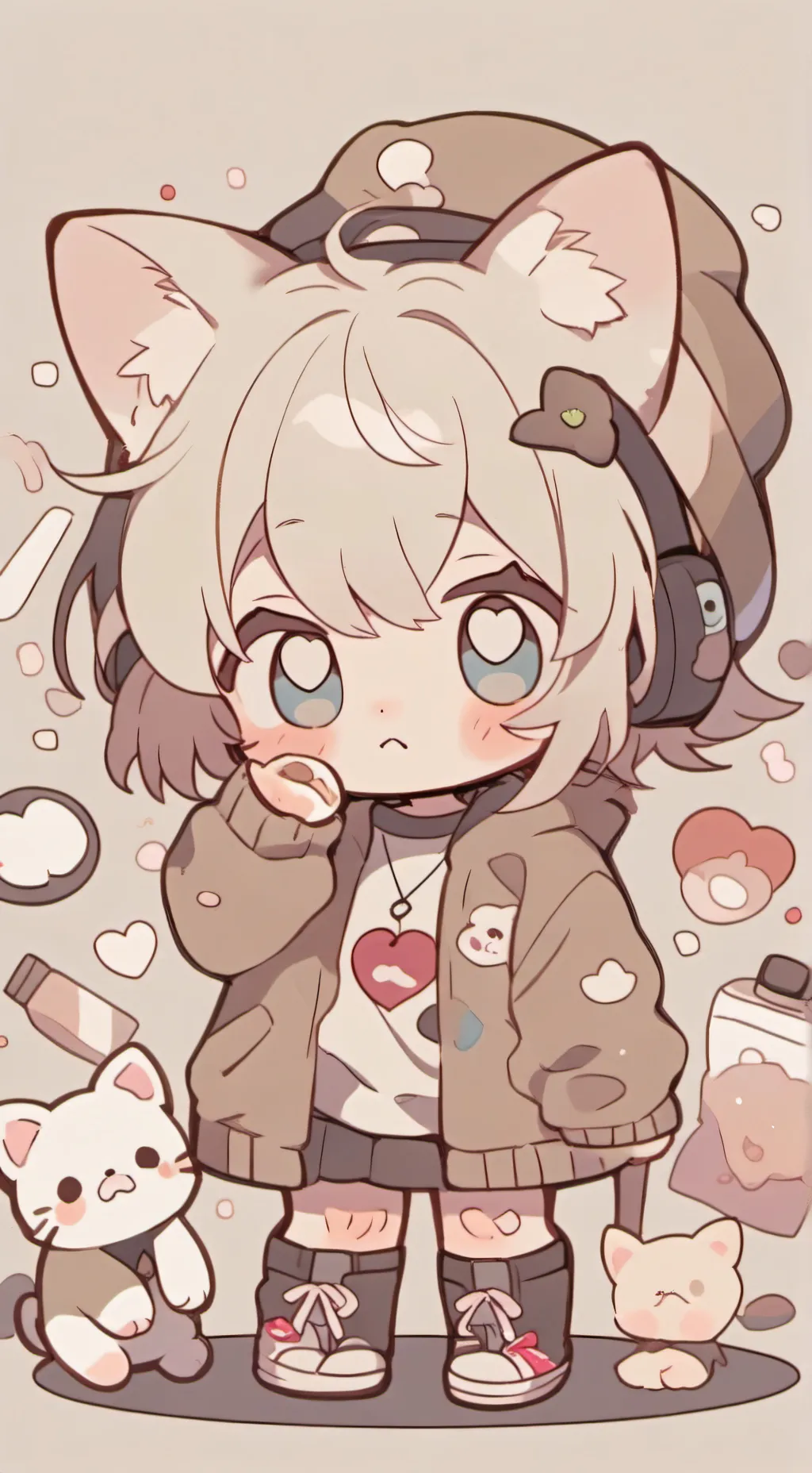 ai character: katty background