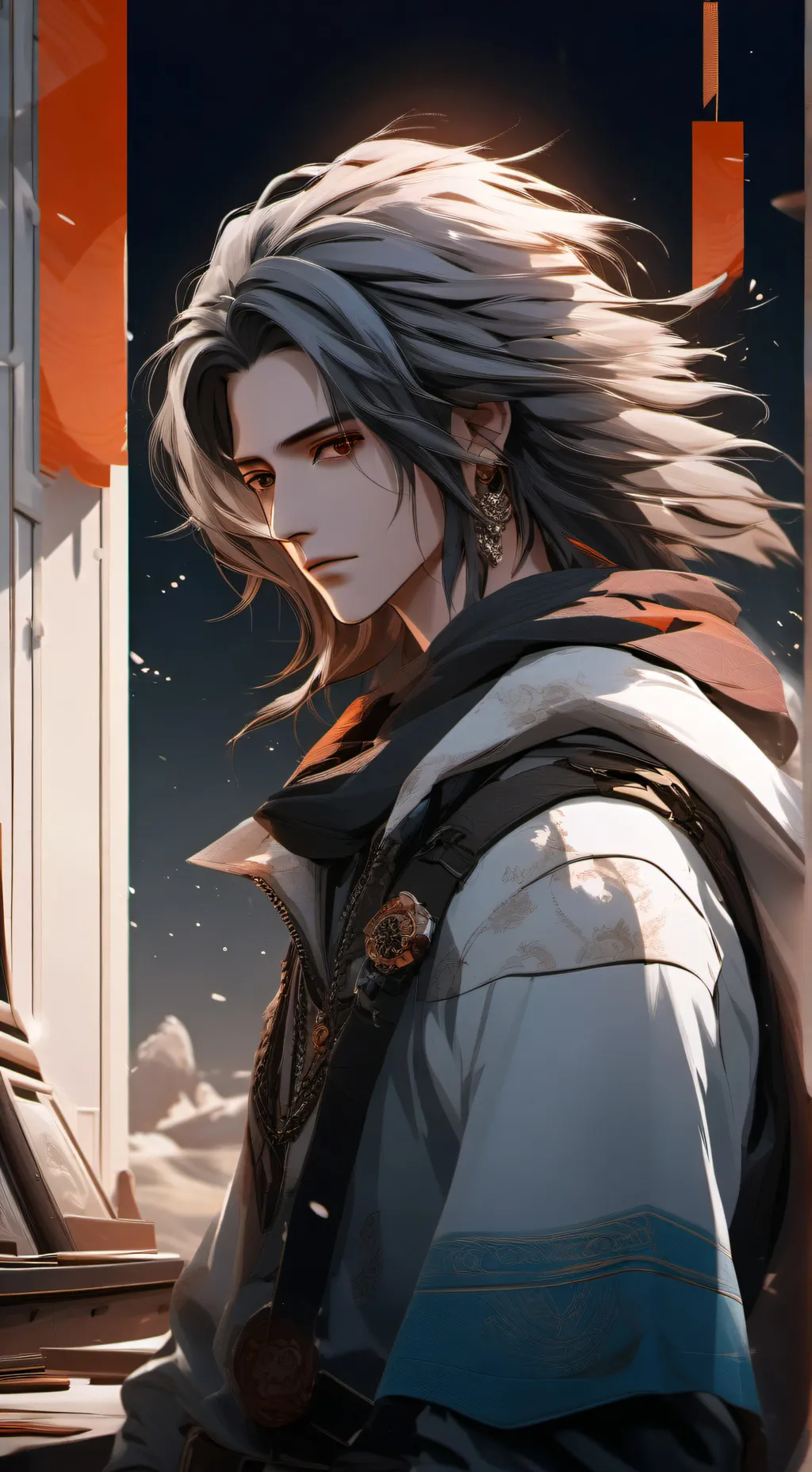 ai character: 🥴AdAm💢👾 background