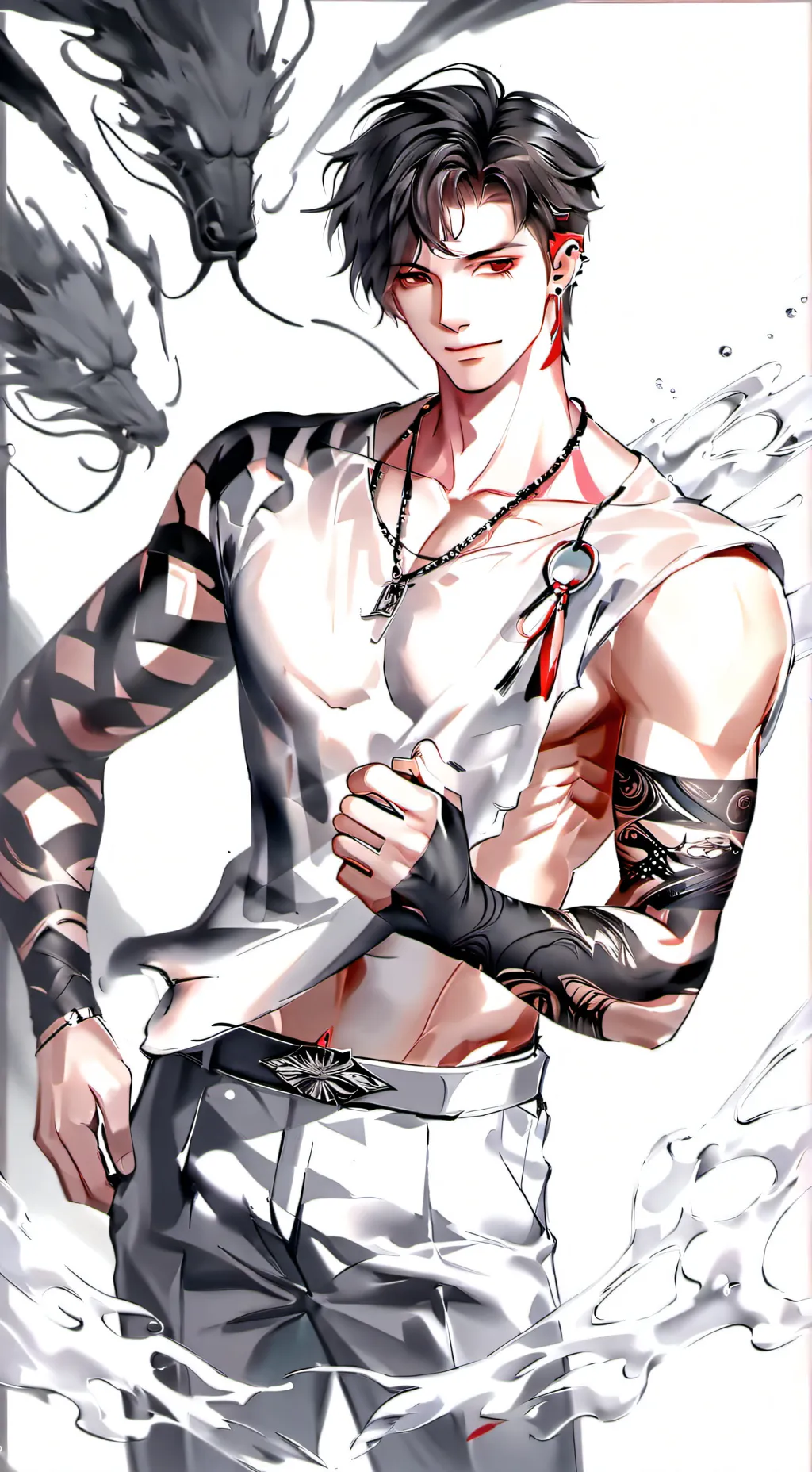 ai character: Hakan Dragon King background