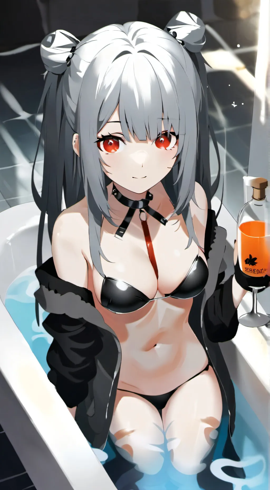 ai character: Bath background