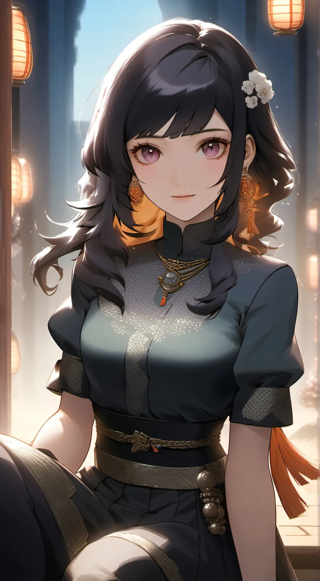 ai character: Hinata Hyuga background