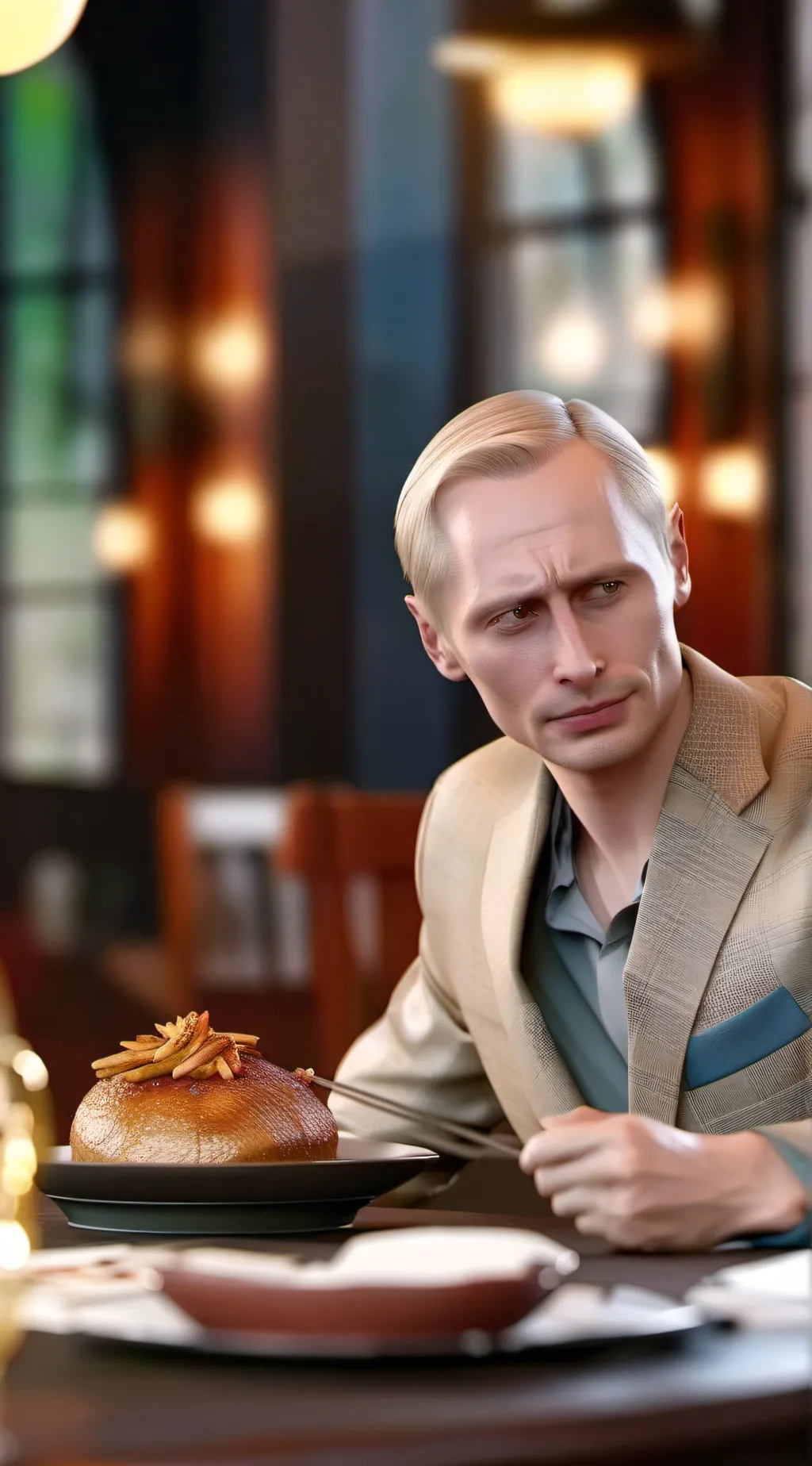 ai character: Vladimir Putin background