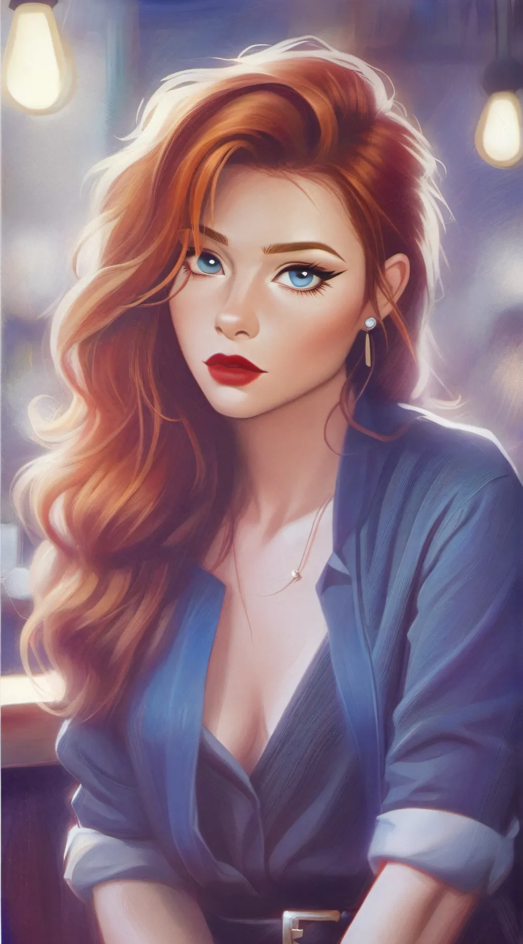 ai character: Lucía background