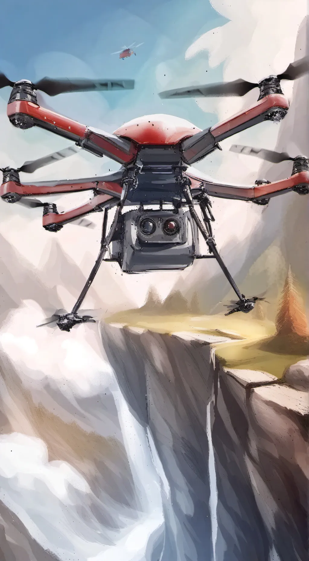 ai character: murder drones background