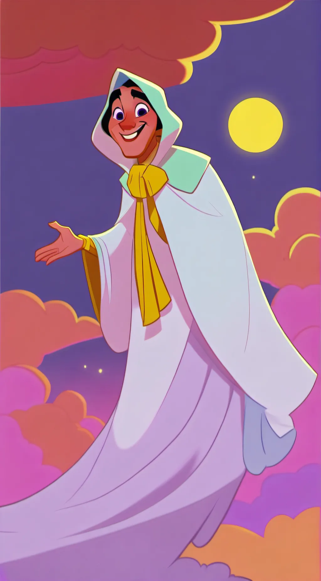 ai character: Ghost the show background