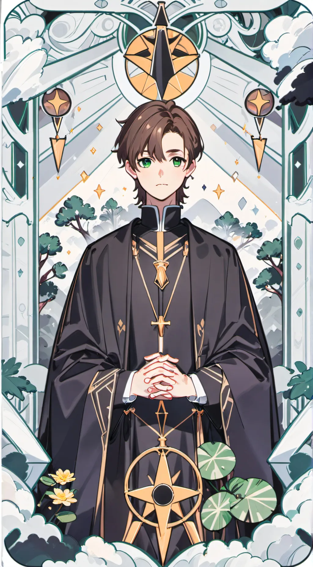 ai character: Alexander  background