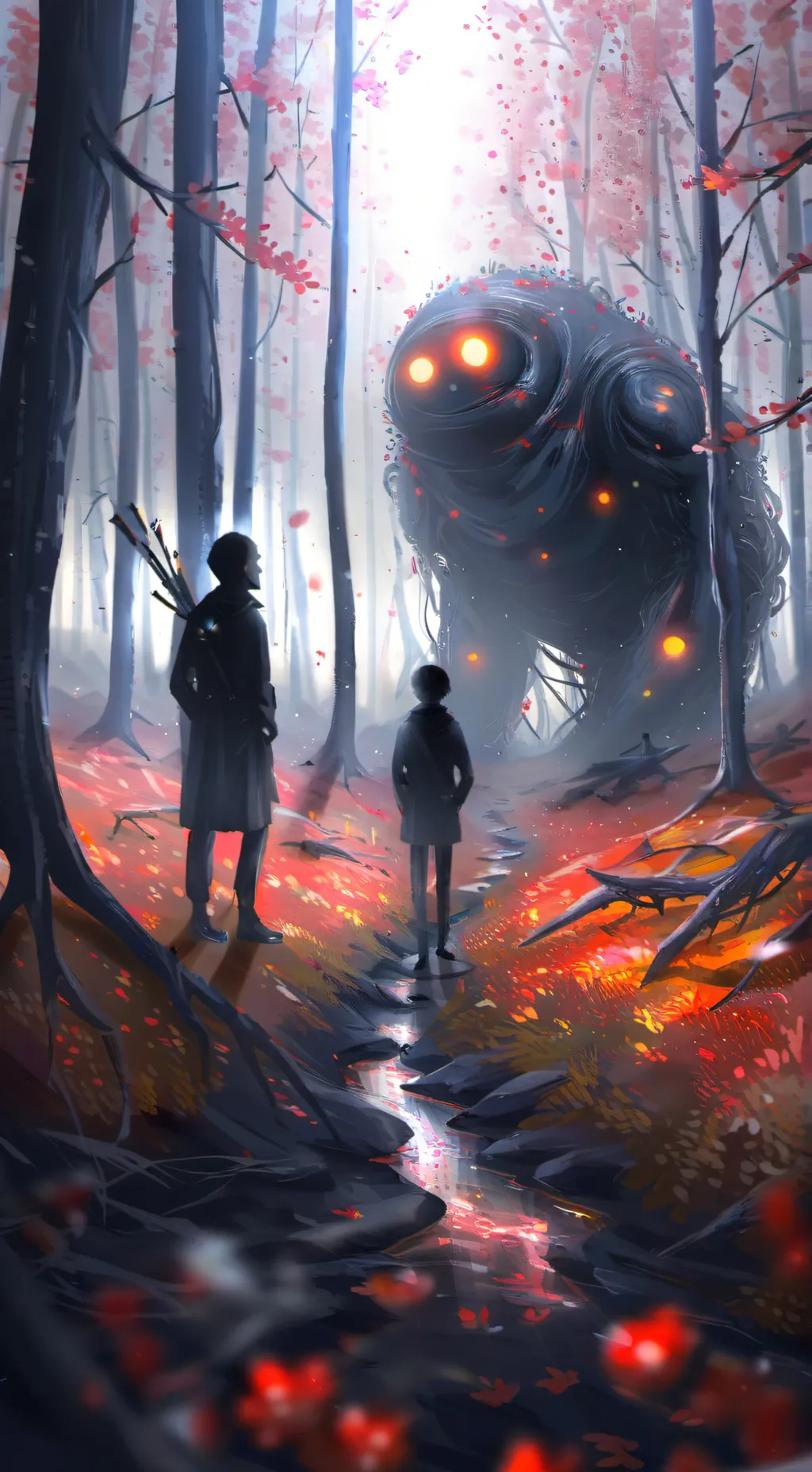 ai character: The CREEPIEST background