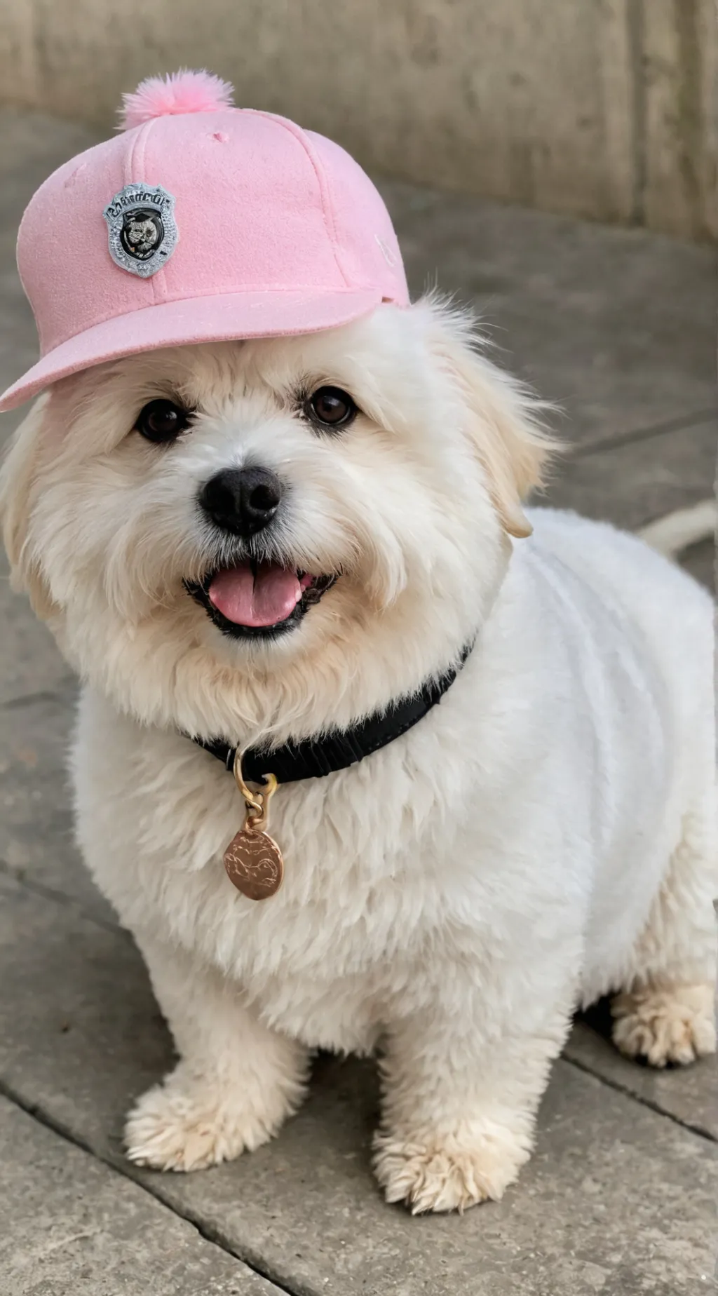 ai character: Cățelul funky background