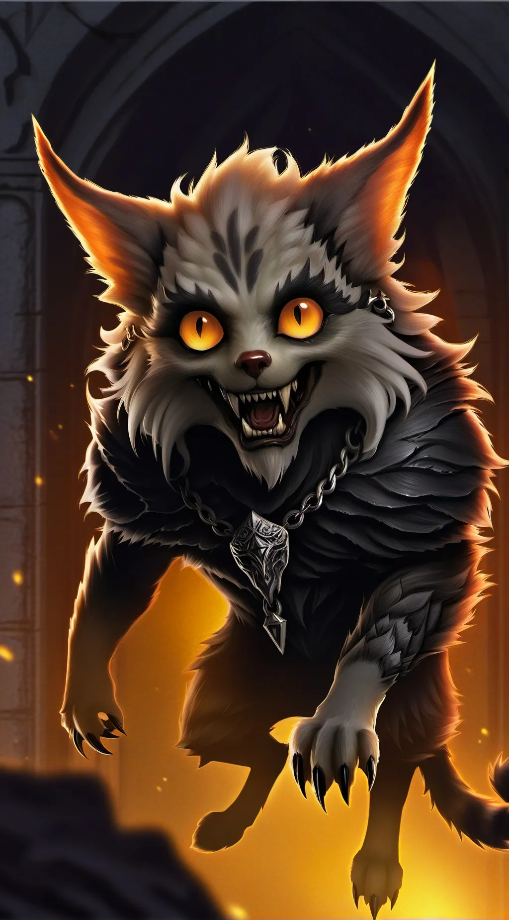 ai character: A creature...? background