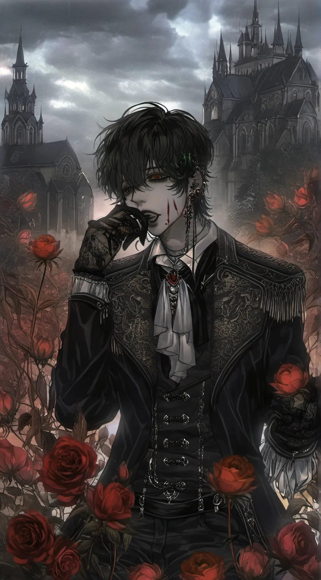 ai character: °`| Zane |`° background