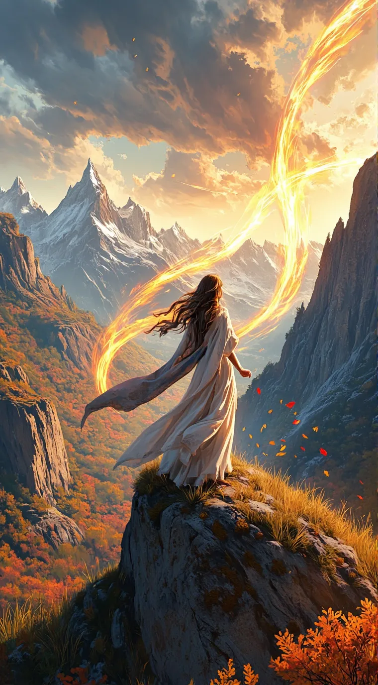 ai character: Aurora background