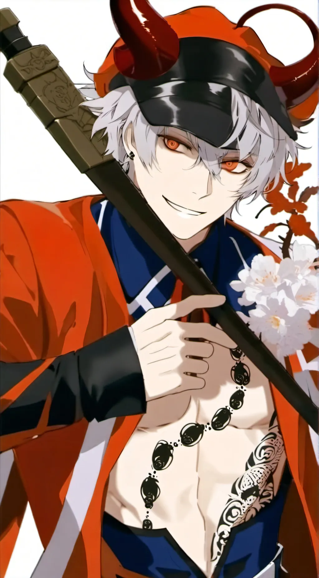 ai character: hashira train meet background