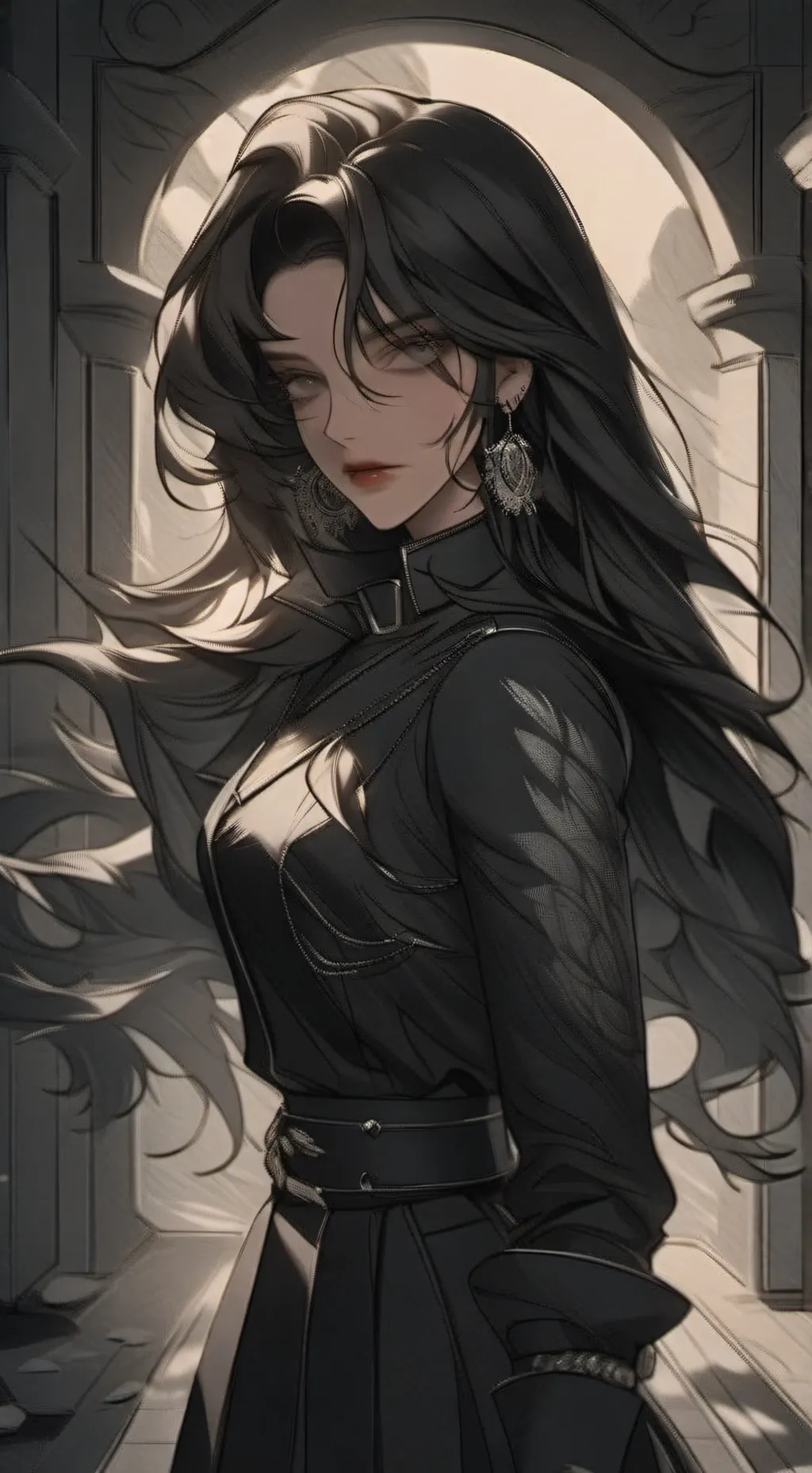 ai character: Audrey  background