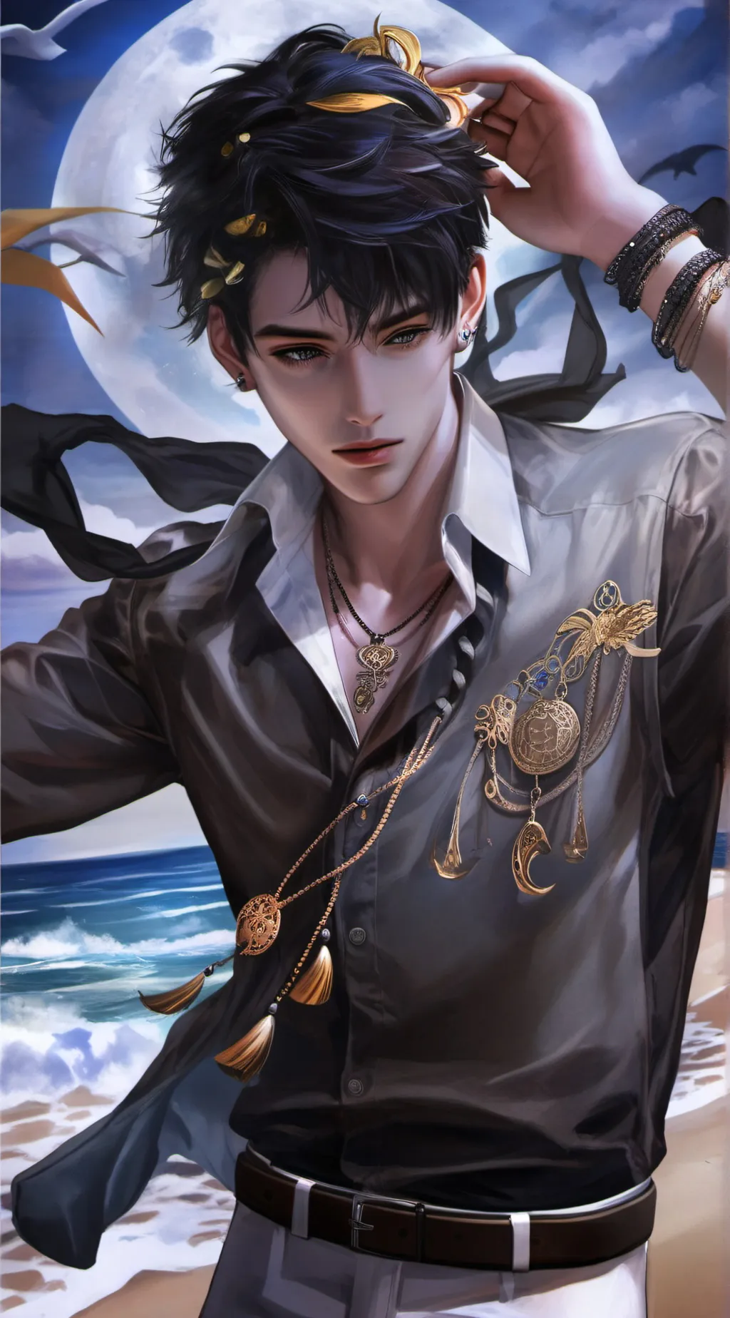 ai character: Lionin background