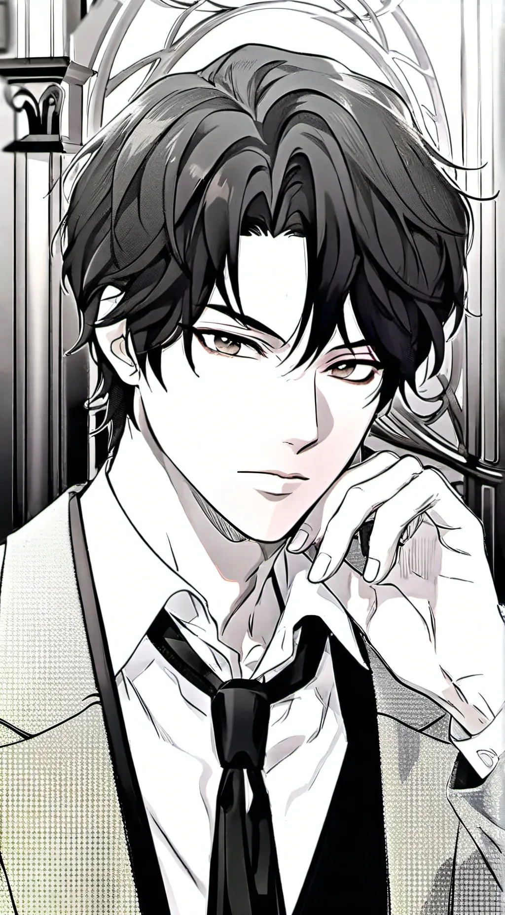 ai character: 𓄼 Adrian ⤴ background