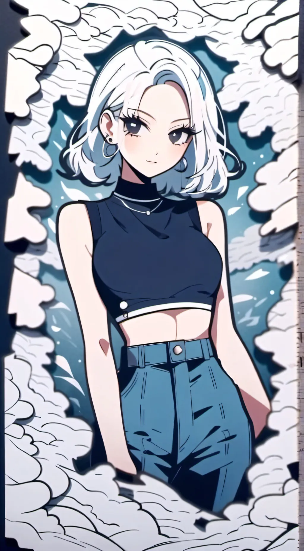 ai character: zip background