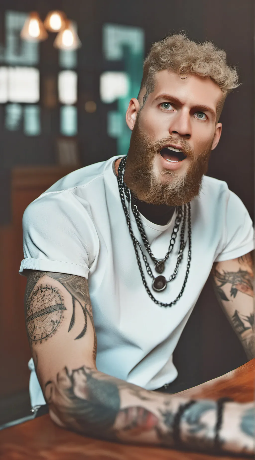 ai character: Jake Paul  background