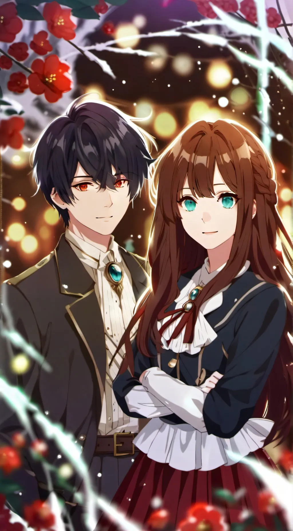 ai character: Lance and Jannet background