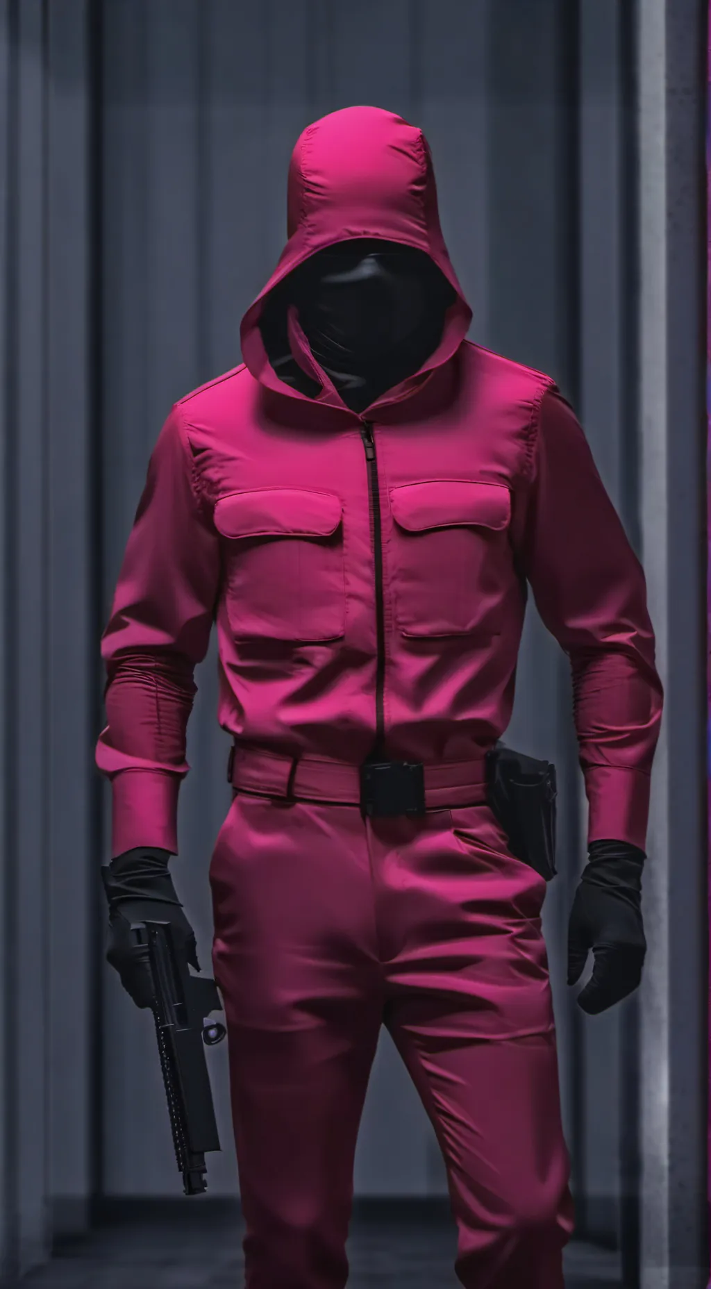 ai character: Squid Game background