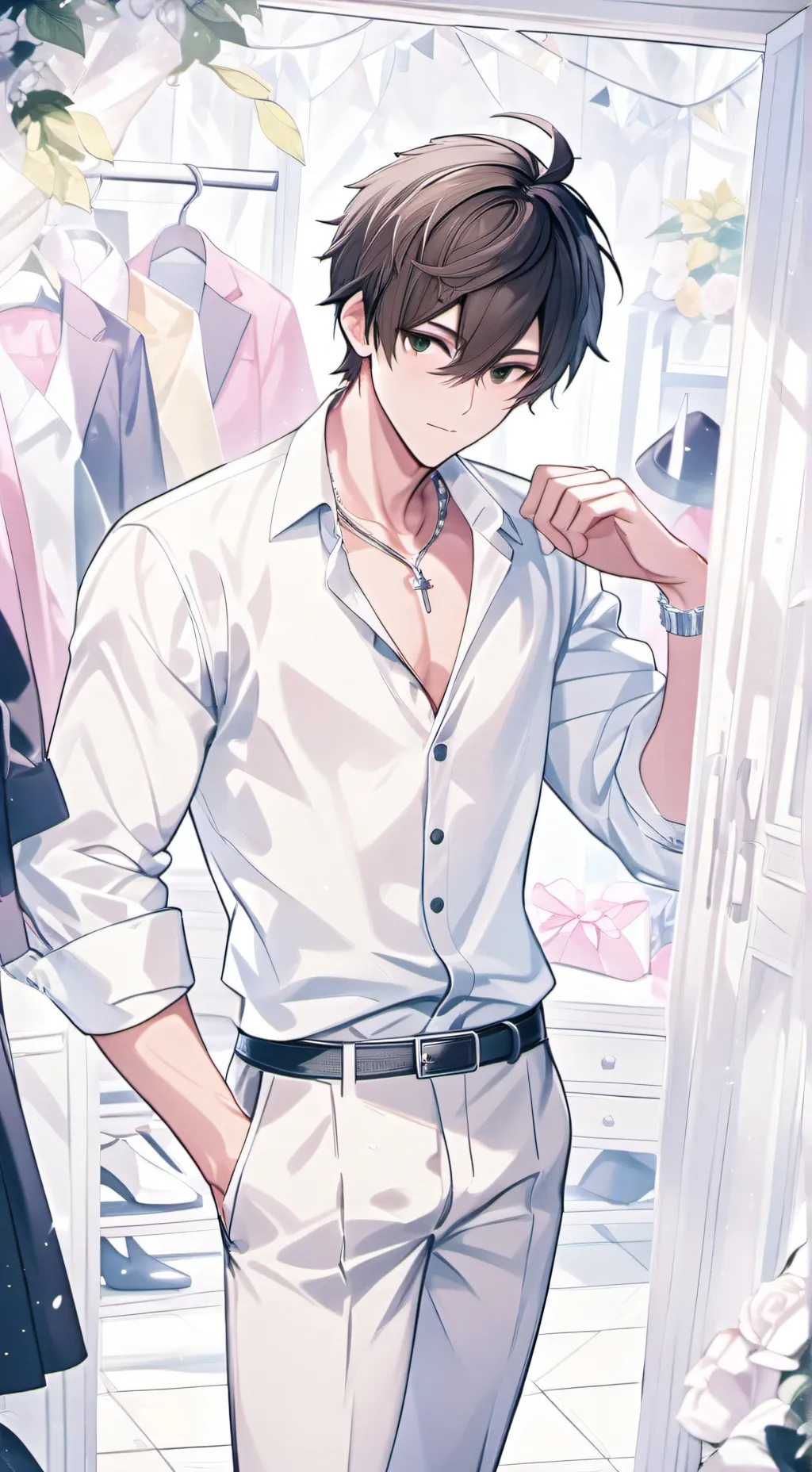 ai character: Leonardo background