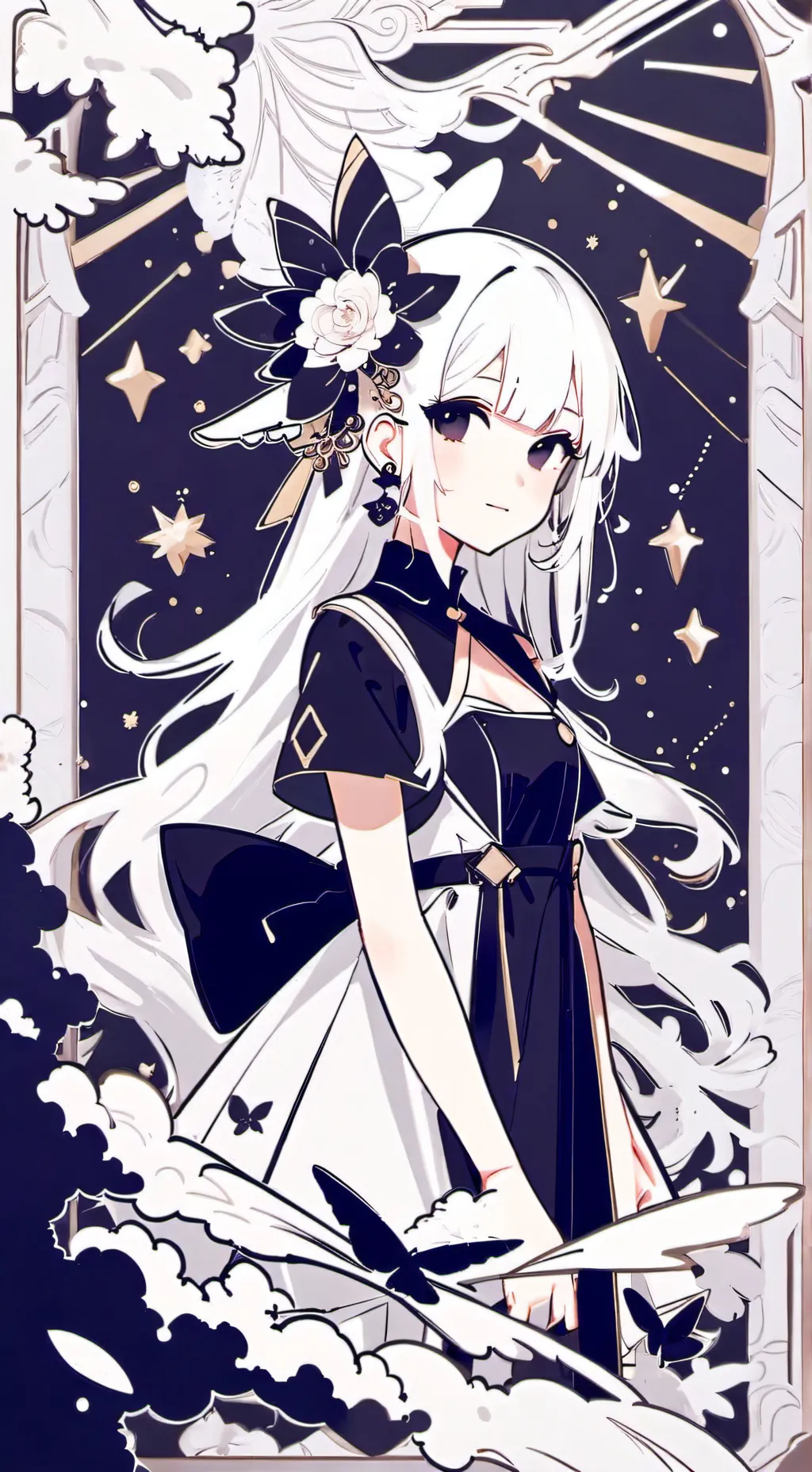 ai character: Mira  background