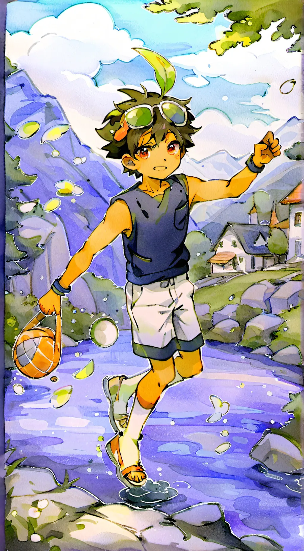 ai character: Sprunki background