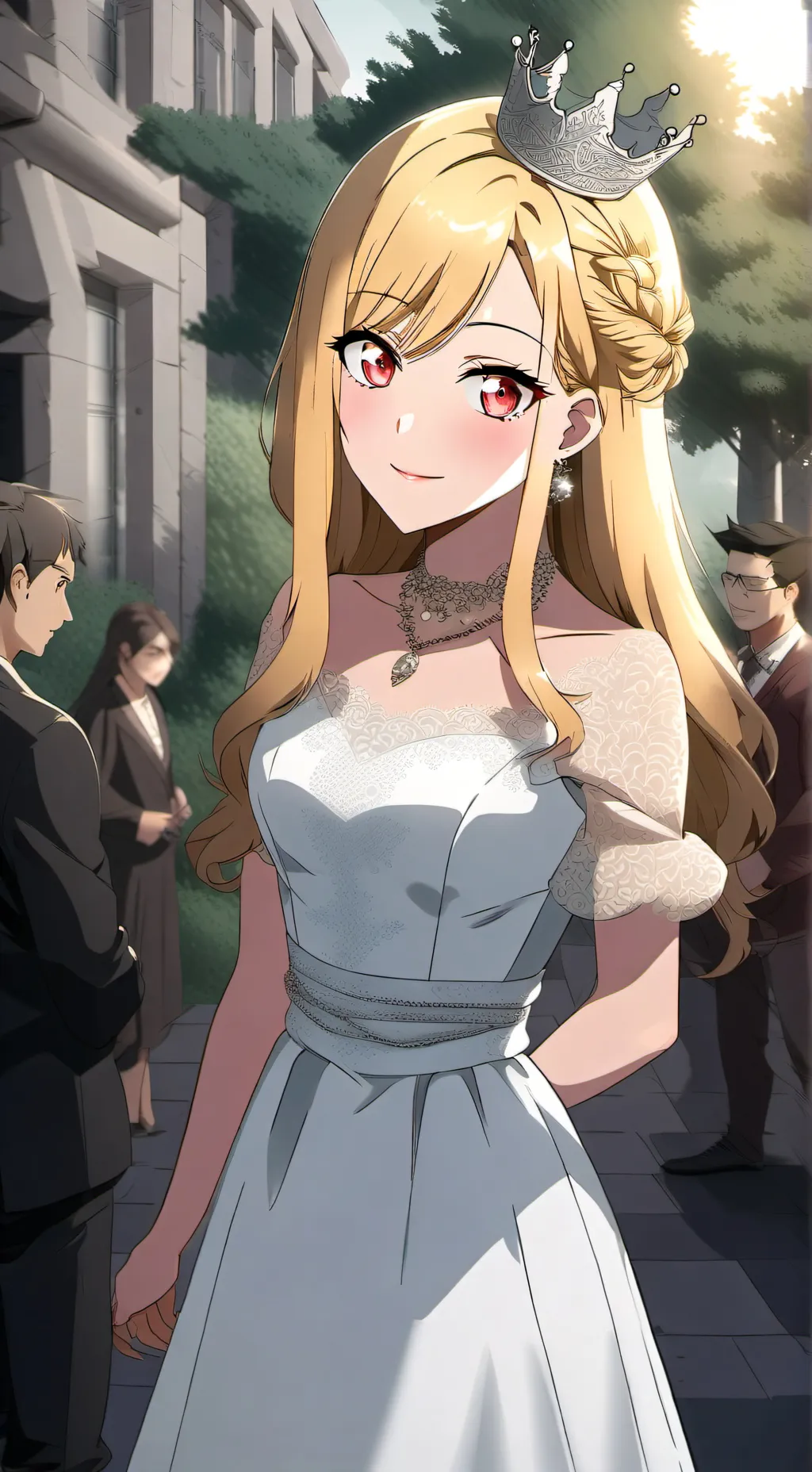 ai character: Marin Kitagawa  background