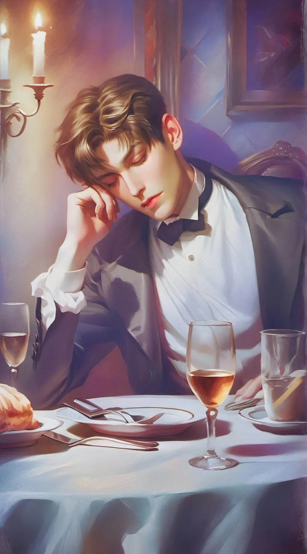 ai character: Dexter timberline  background