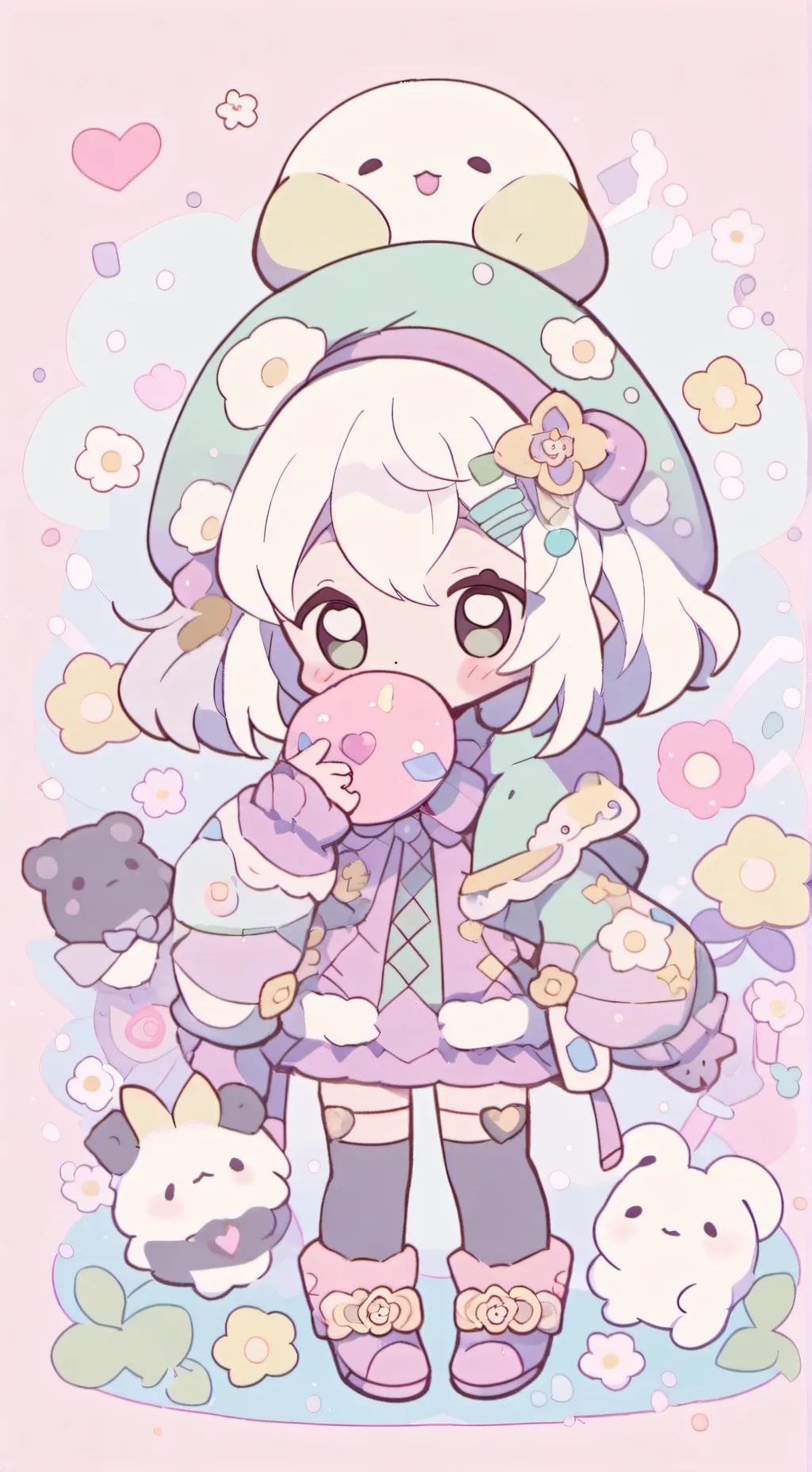 ai character: Girls background