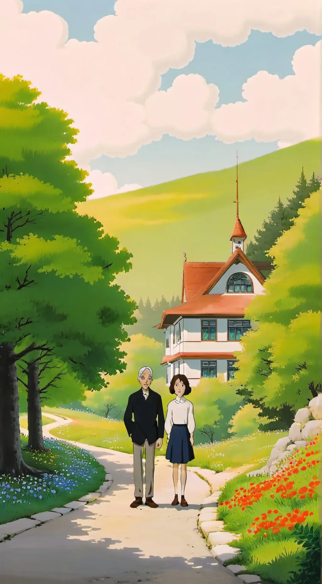 ai character: chicas background