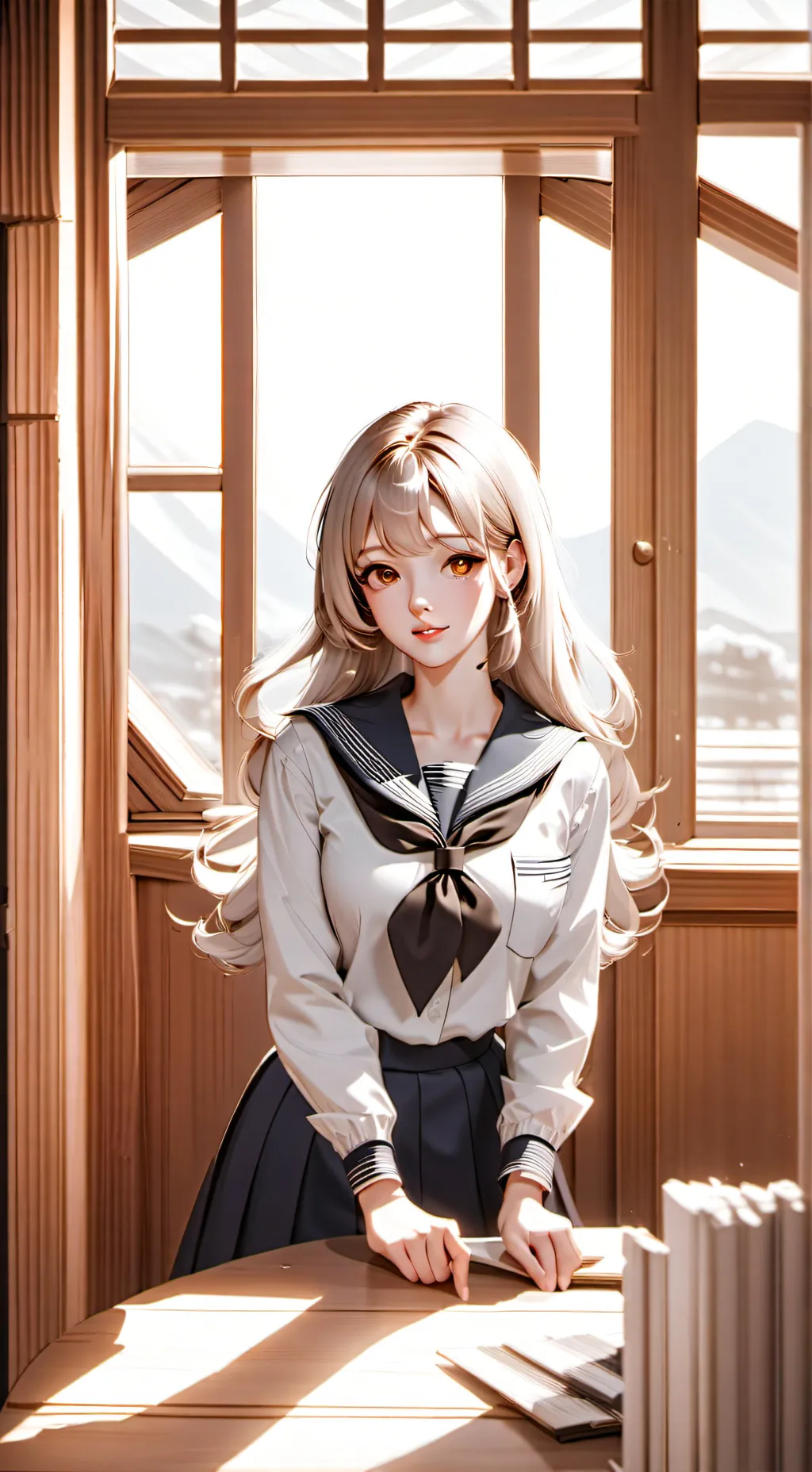 ai character: Mira background