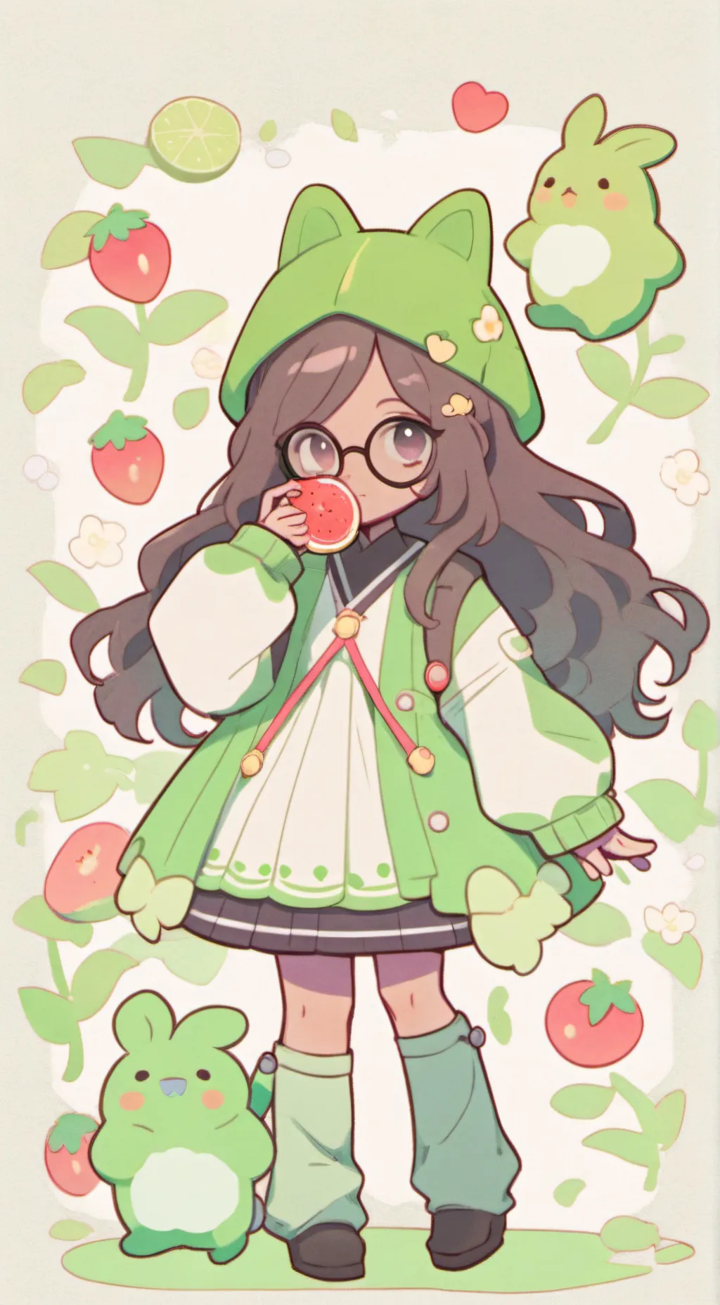 ai character: 🍯 mel 🍯 background