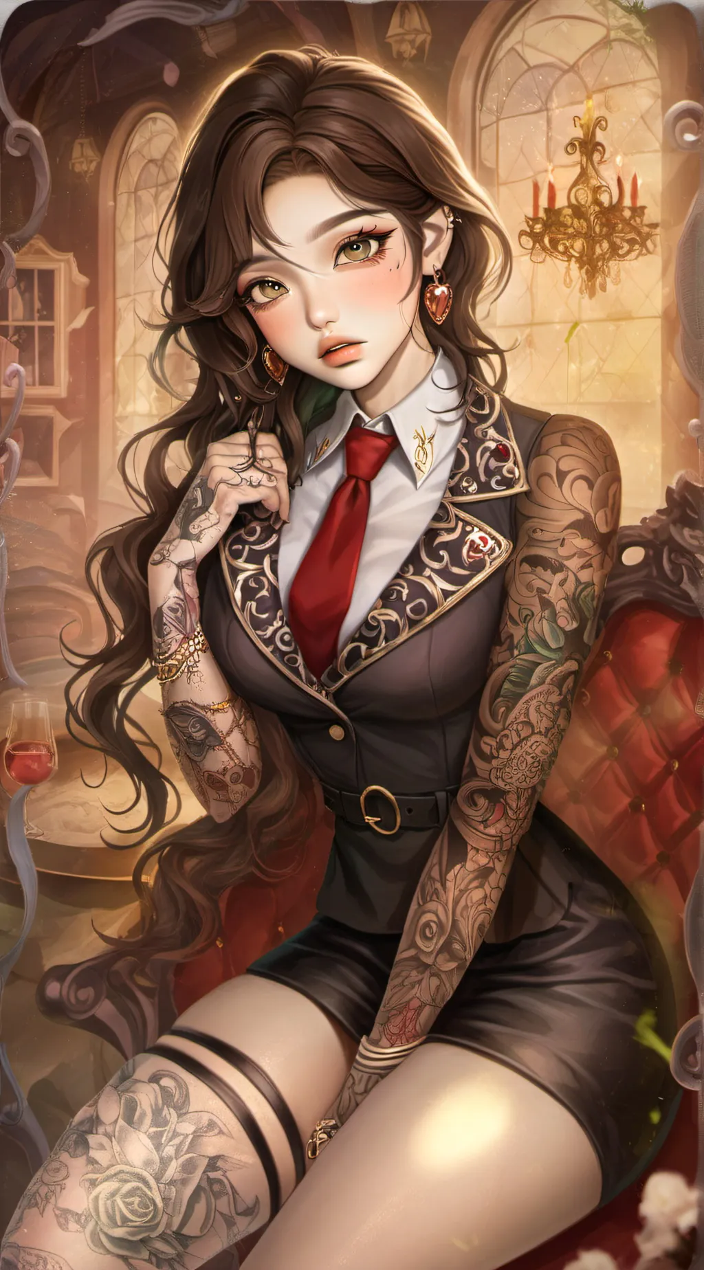 ai character: Scarlett  background