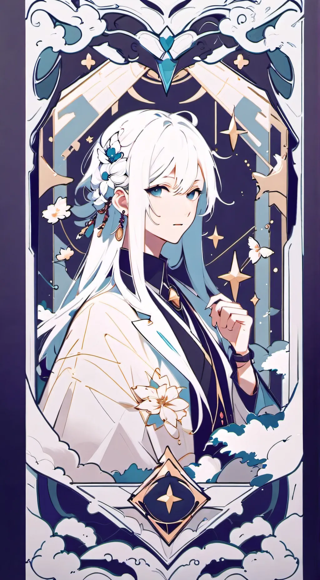 ai character: foggy forest httyd background