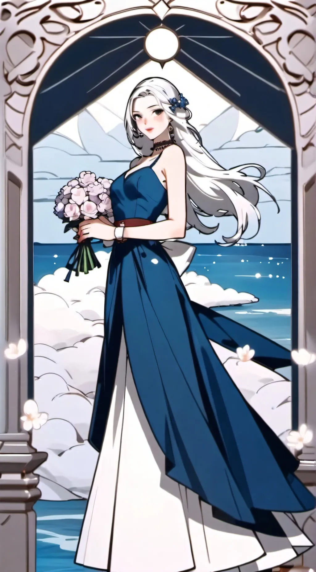 ai character: namorada Débora  background