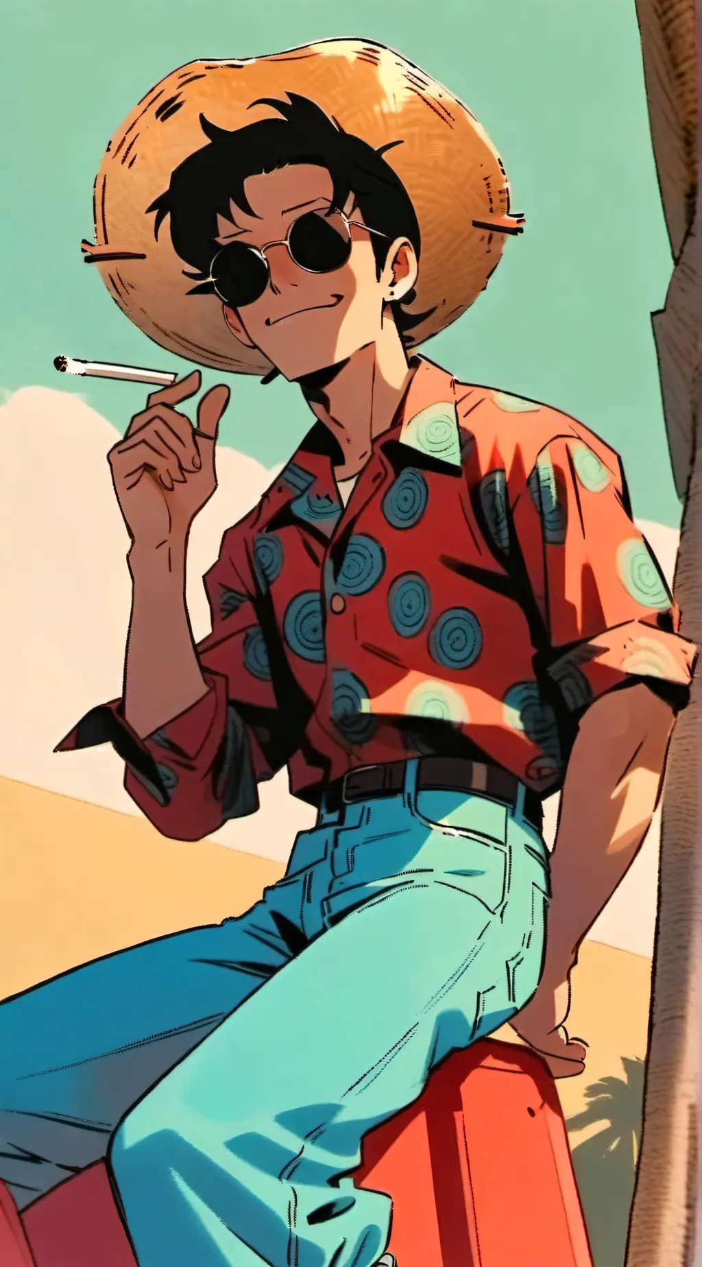 ai character: Allen background