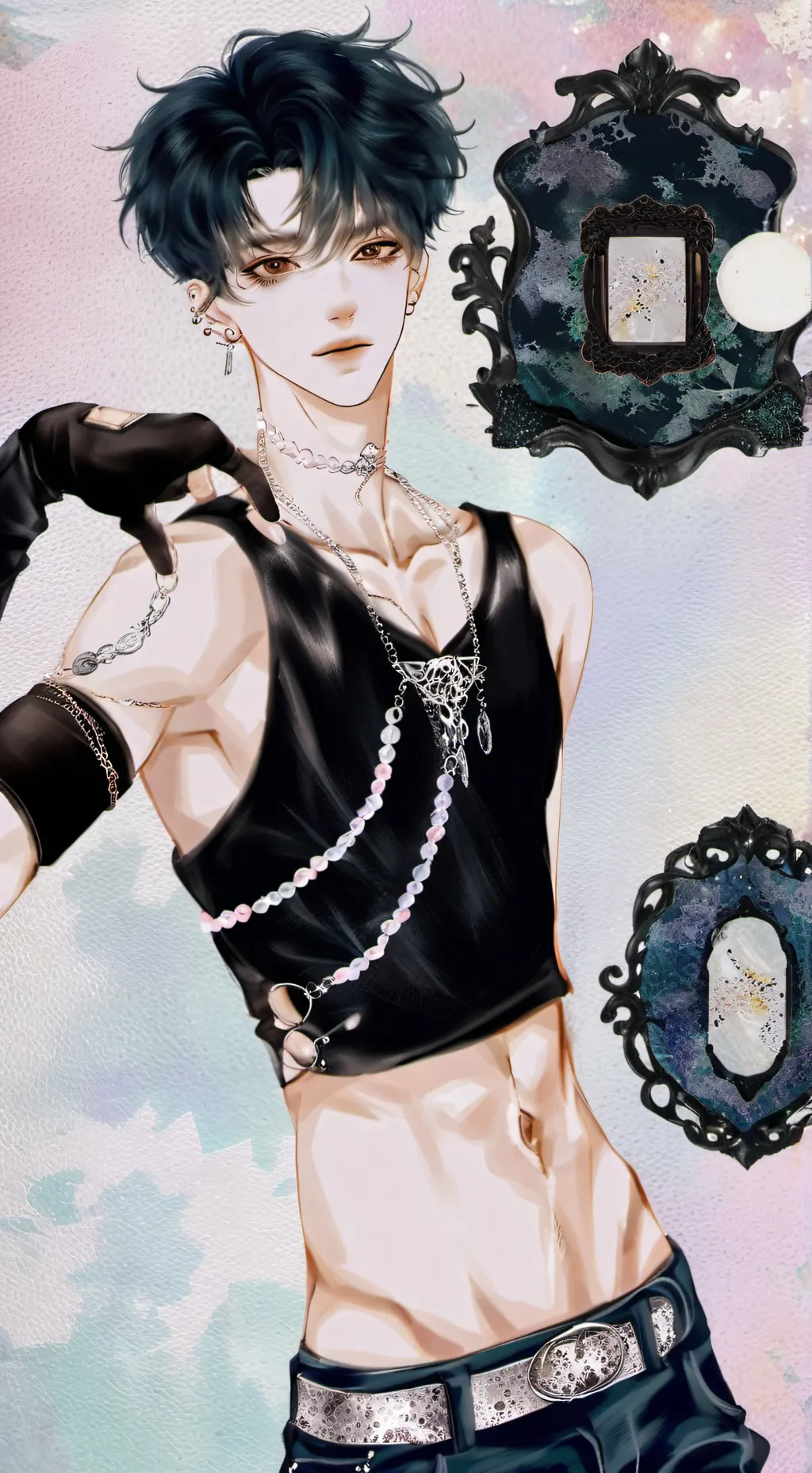 ai character: Leon background