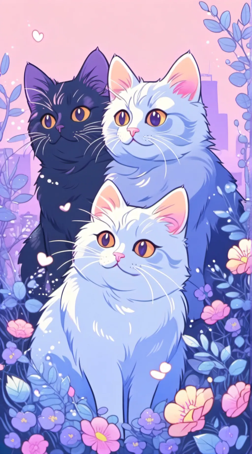 ai character: Jilly, Tin y Rory background