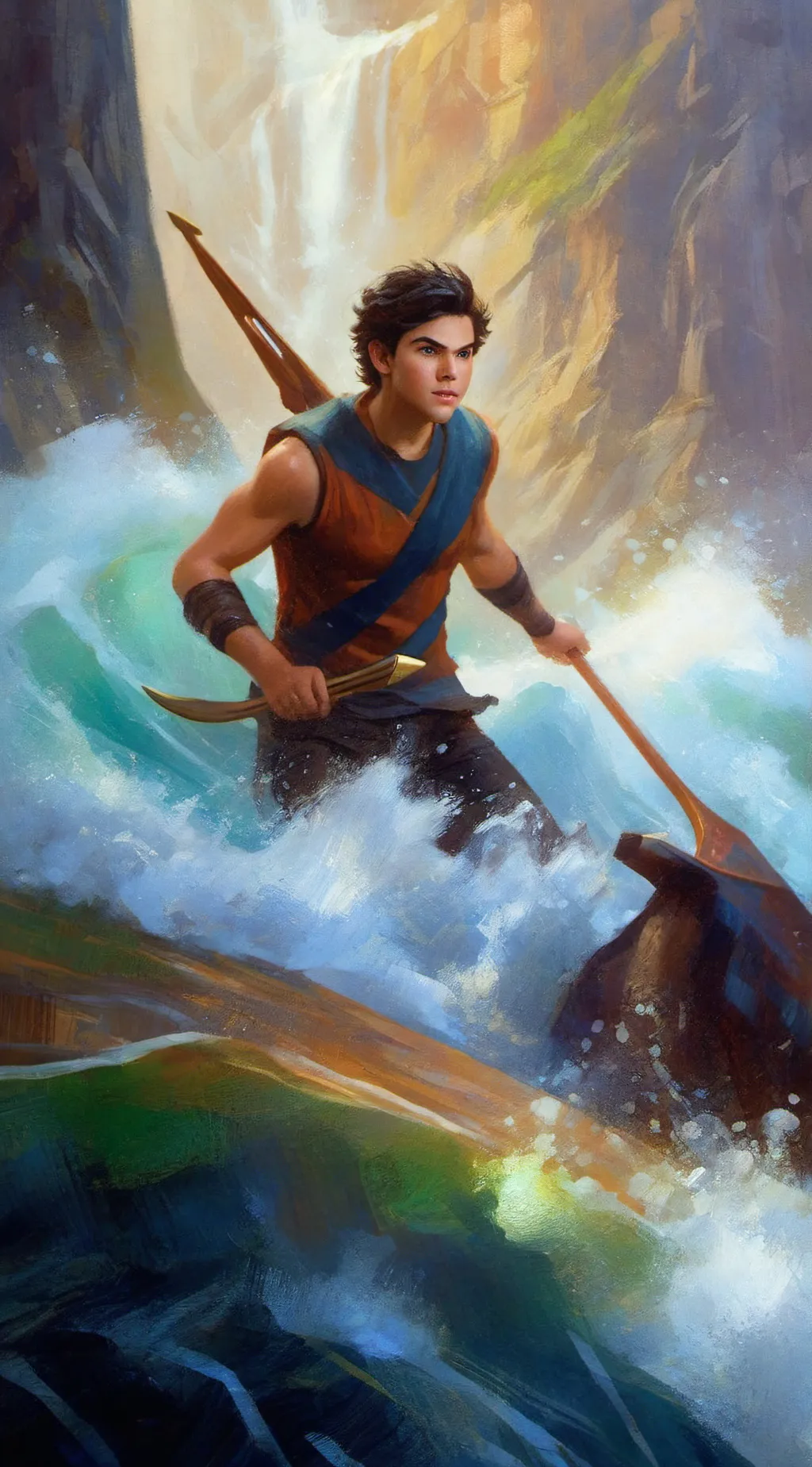 ai character: Percy Jackson  background