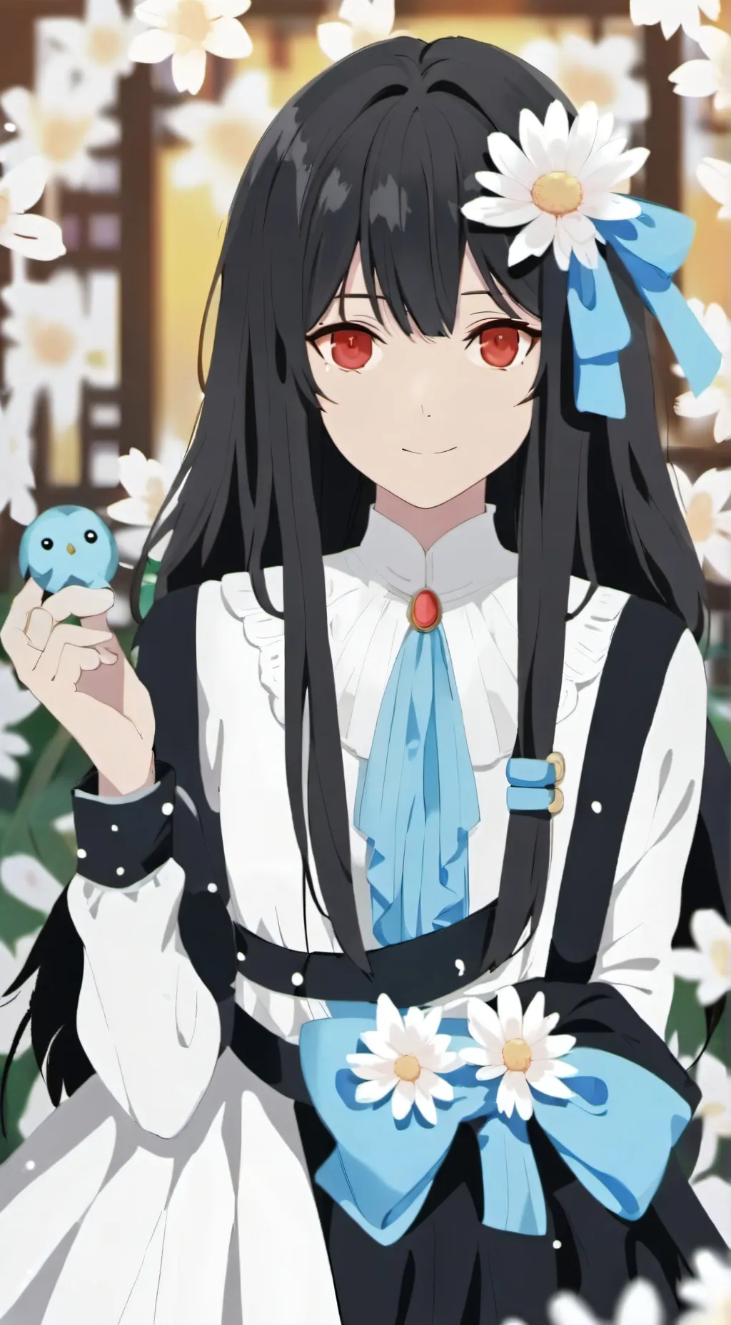 ai character: ★𝕃𝔸ℝ𝔸★ background