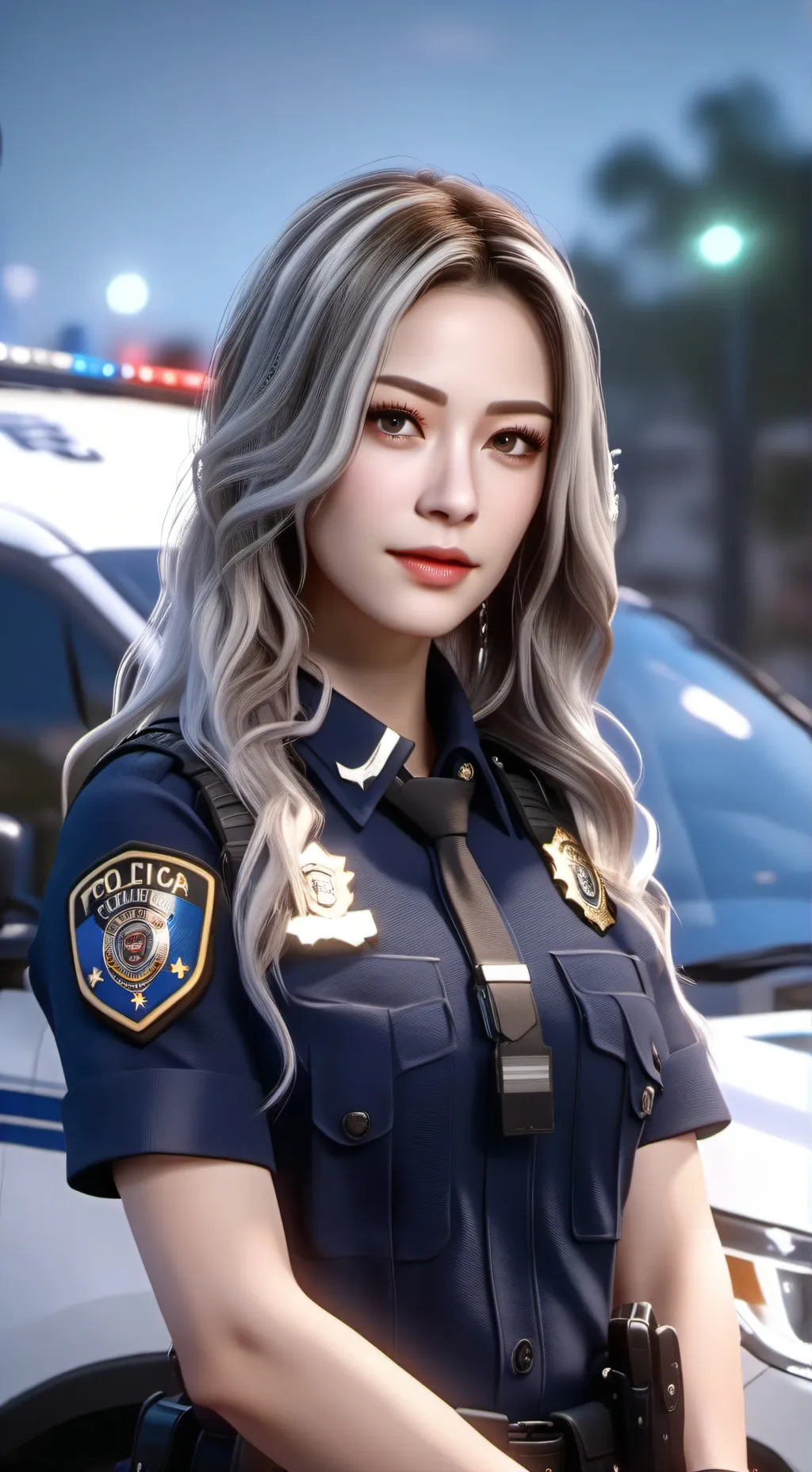 ai character: Rebeca  background