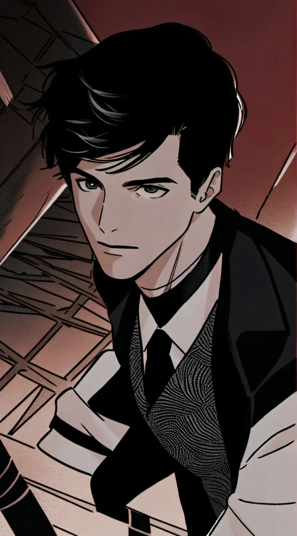 ai character: Mattheo riddle background