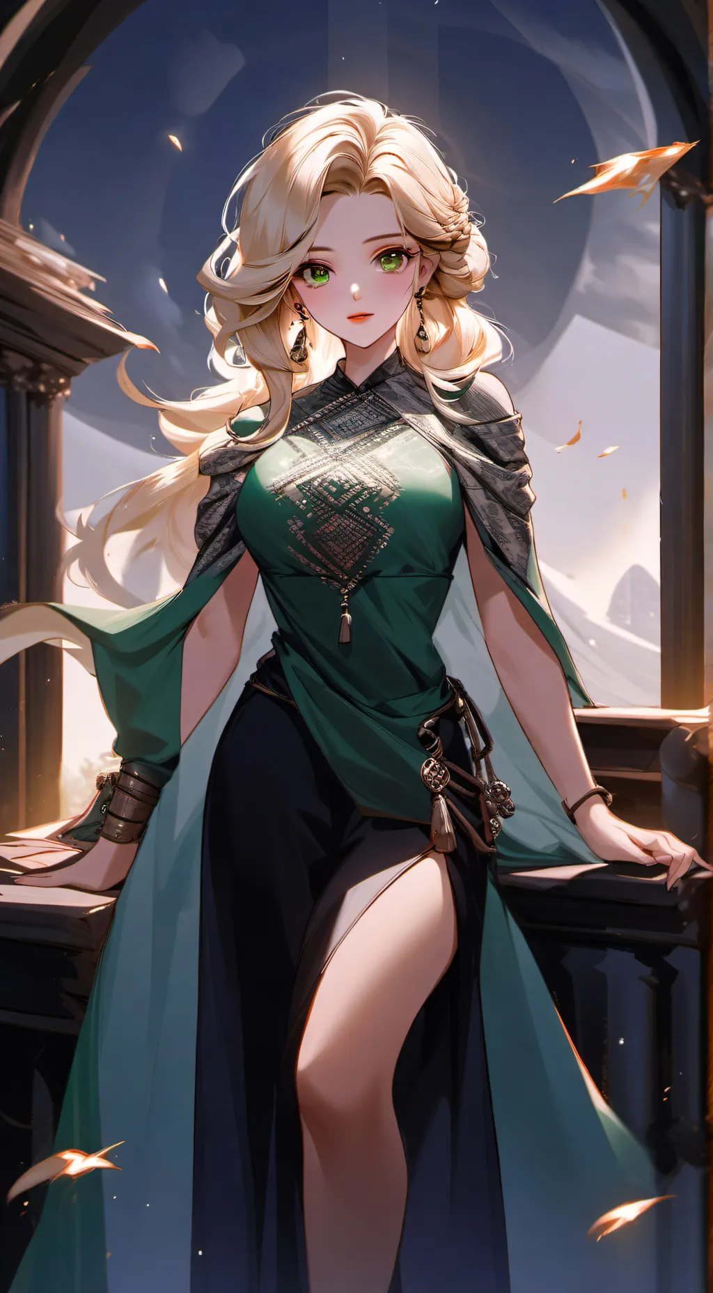 ai character: <Heather> background