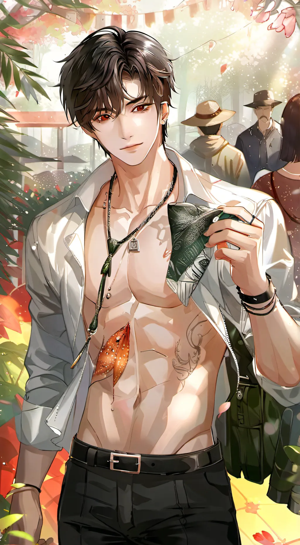 ai character: heart's  background