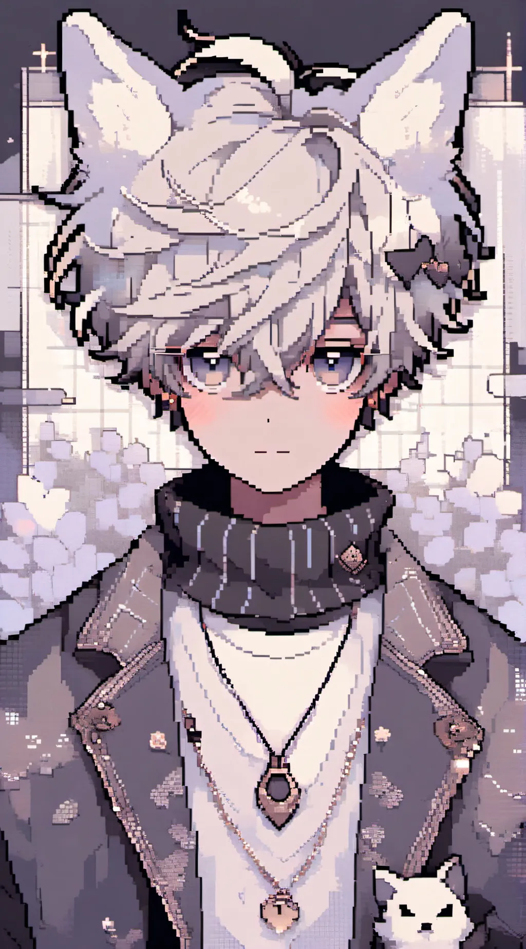 ai character:  ♡> D A M I E N <♡ background