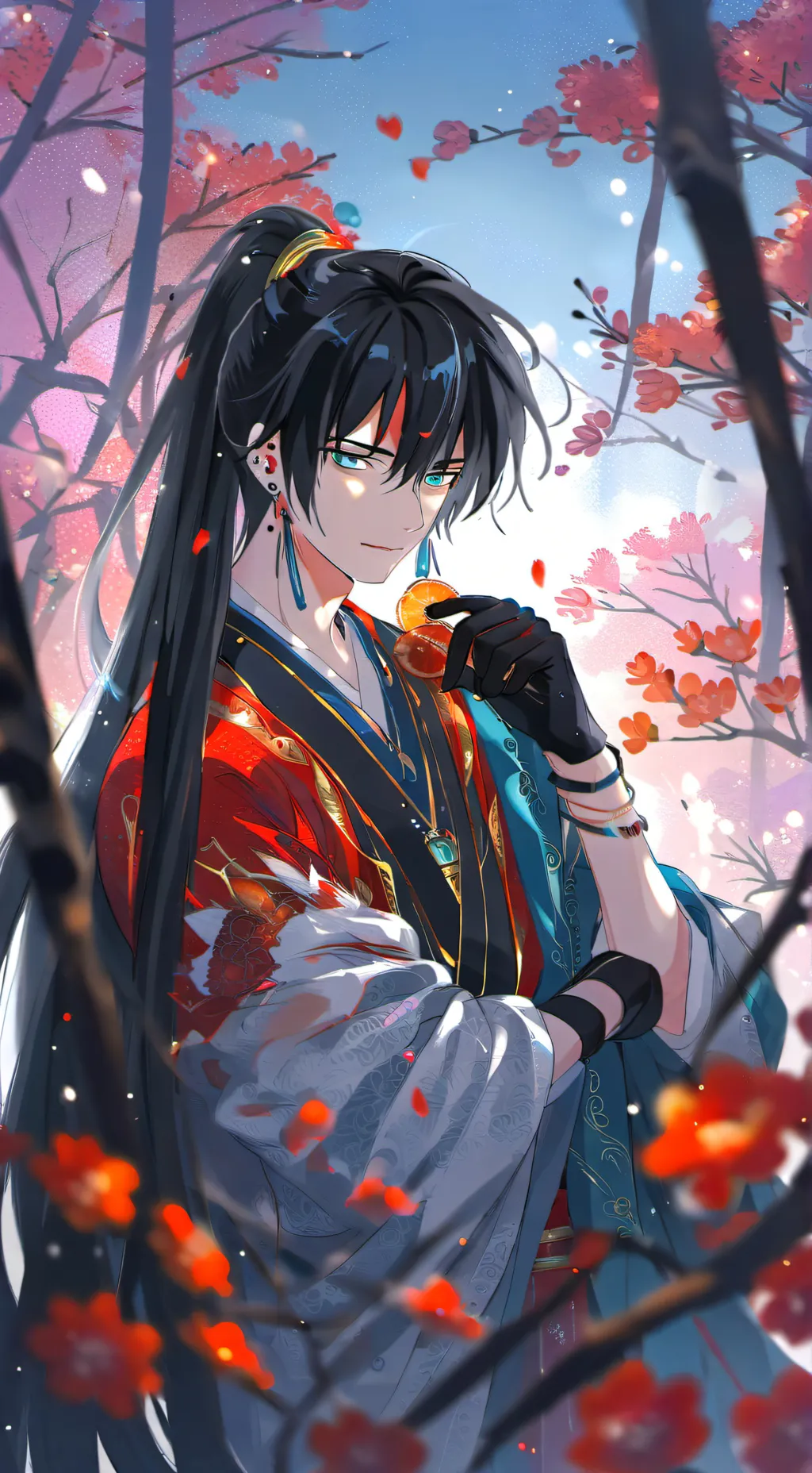 ai character: Megumi Fishing background