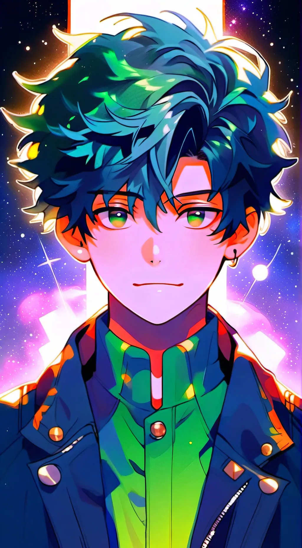 ai character: Deku background