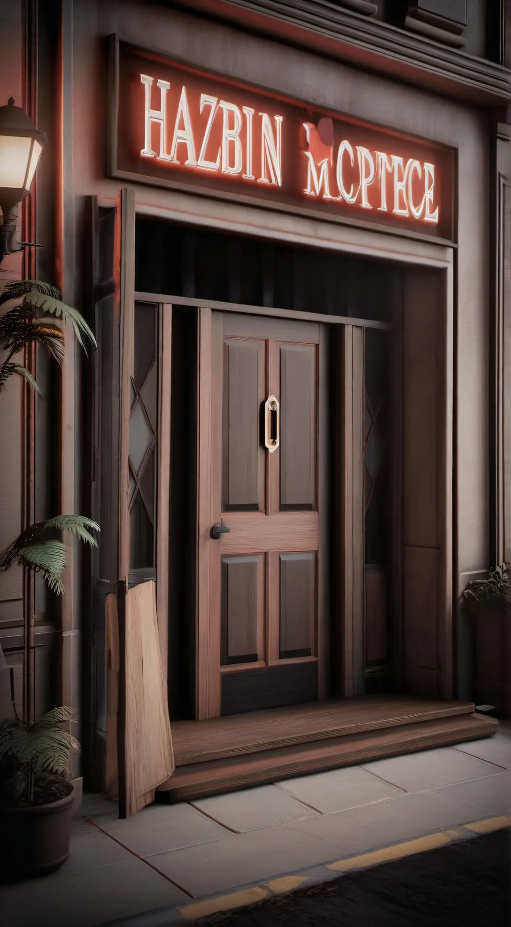 ai character: hh breakfast background